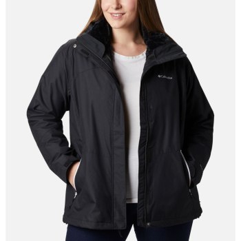 Columbia Jas Dames, Bugaboo II Fleece Interchange Plus Size Zwart, 60WUKSACB